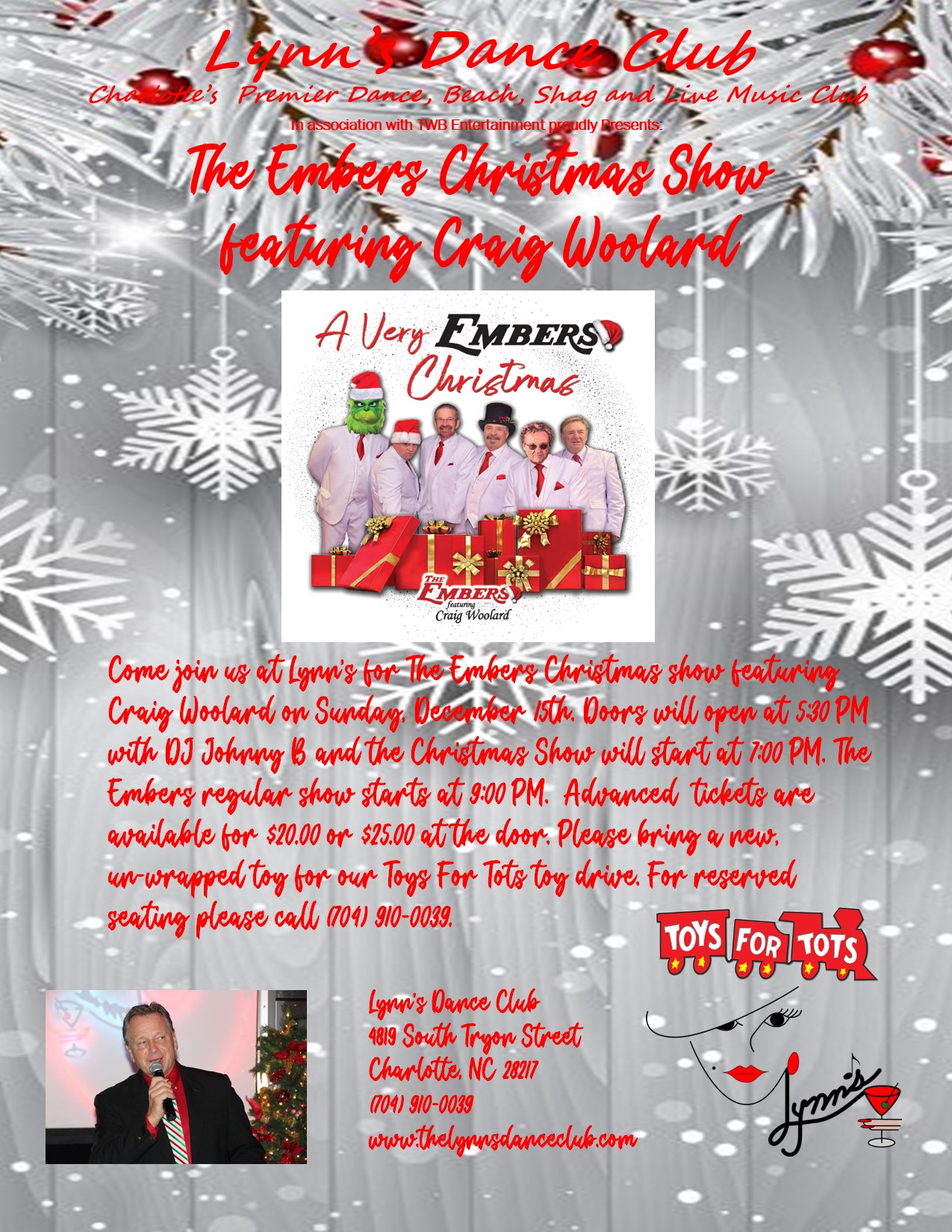 The Embers Christmas Party feat. Craig Woolard